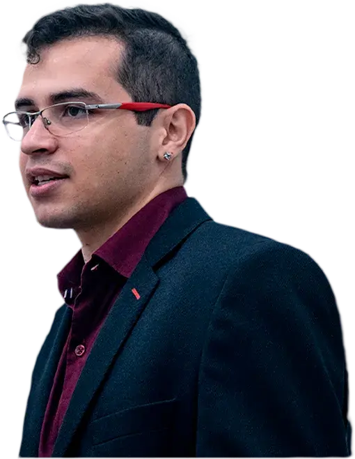 Professor de hipnose Carvalho hipnotizando